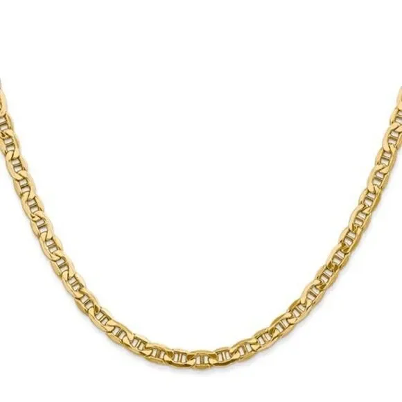 10k Gold Anchor Link Chain- 22 inches long- New